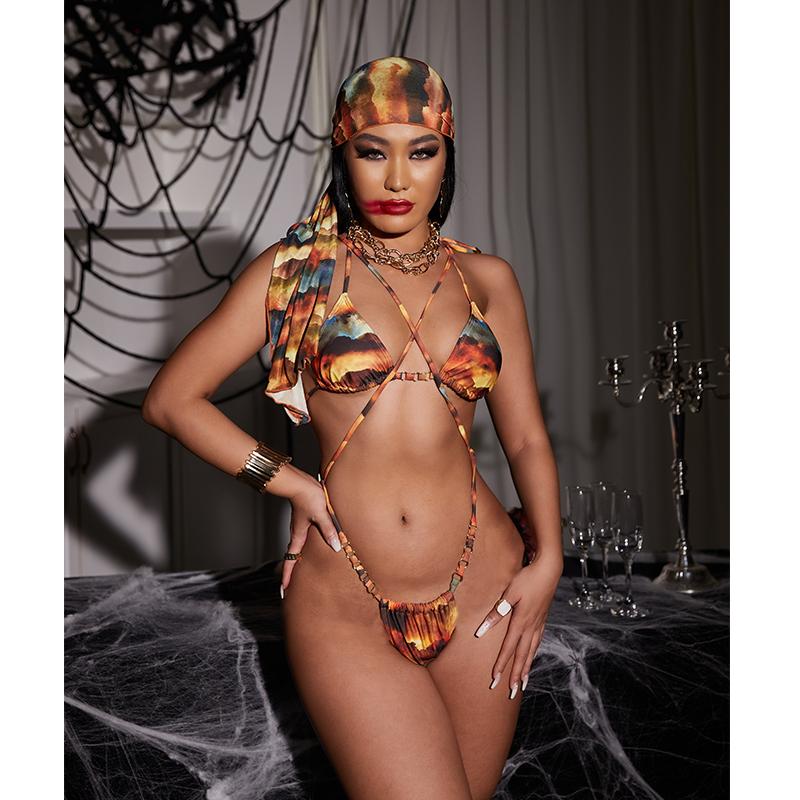 Sunset Queen 3 Pieces Set Swimsuit